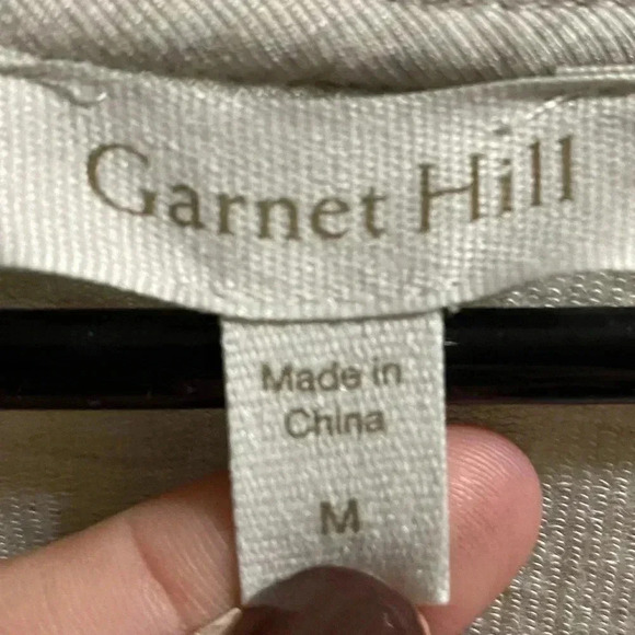 Garnet Hill Casual Minimalist Dress with Pockets Size Medium - Picture 3 of 4